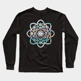 Celtic Knot Abstract Silhouette Art Long Sleeve T-Shirt